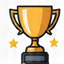 Icon representing achievement and rewards system